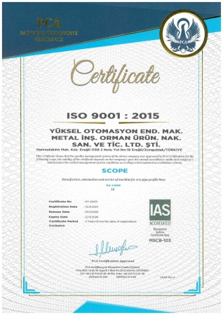 KALİTE BELGELERİMİZ